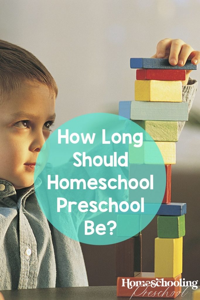 How Long Should Homeschool Preschool Be