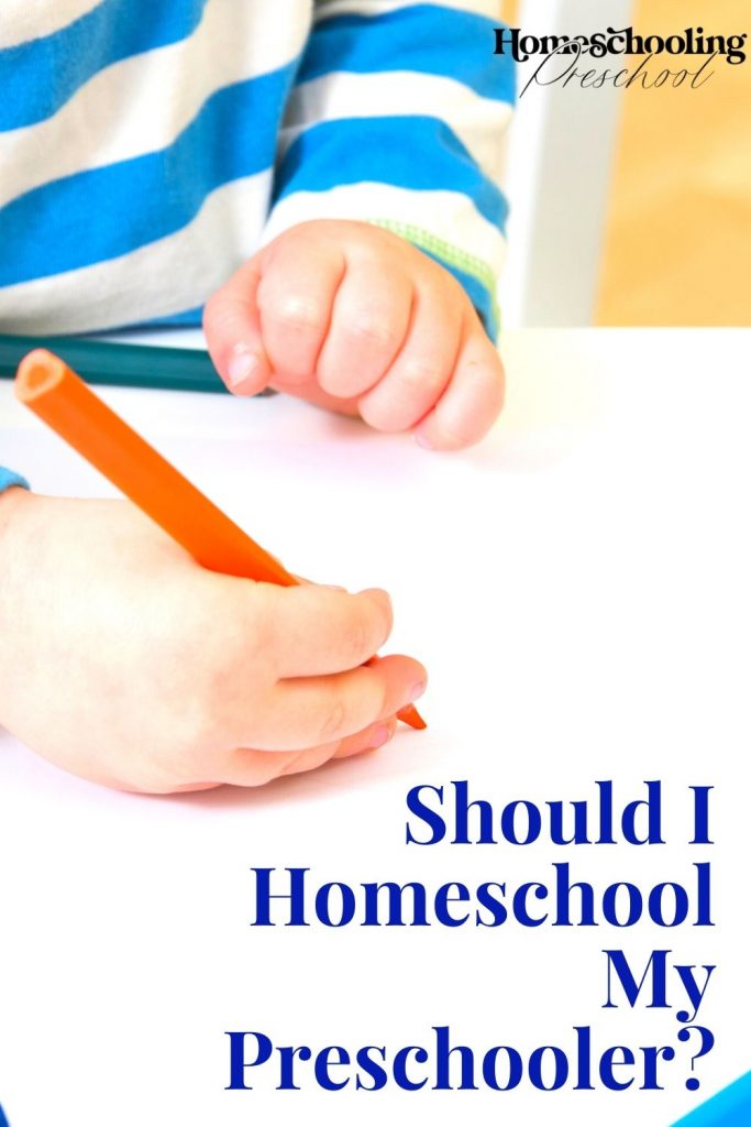 Should I Homeschool My Preschooler