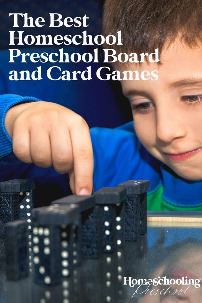 The Best Homeschool Preschool Board and Card Games