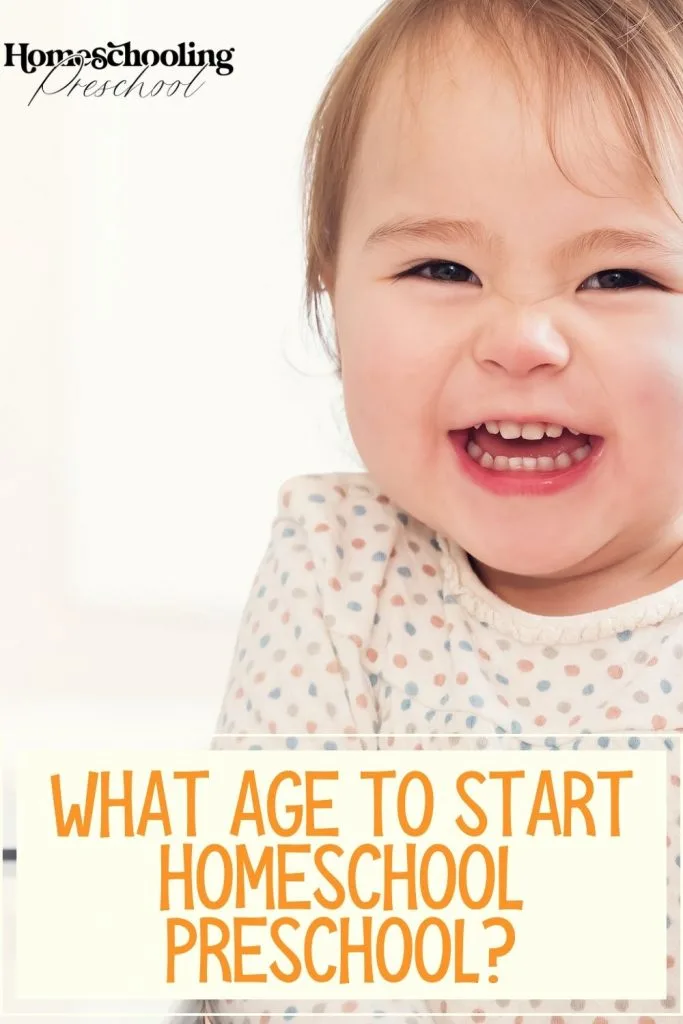 What Age to Start Homeschool Preschool