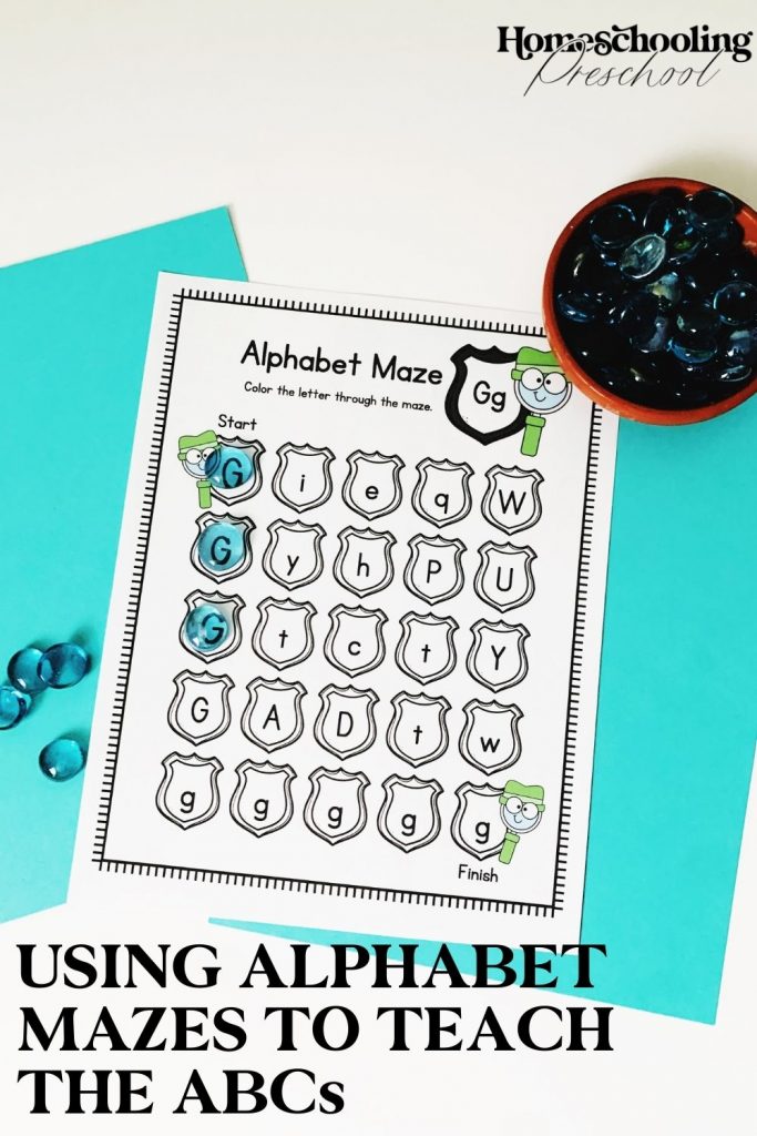 Using Alphabet Mazes to Teach the ABCs