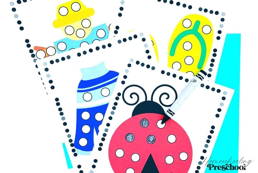 How to Use Dot Pictures with Preschoolers