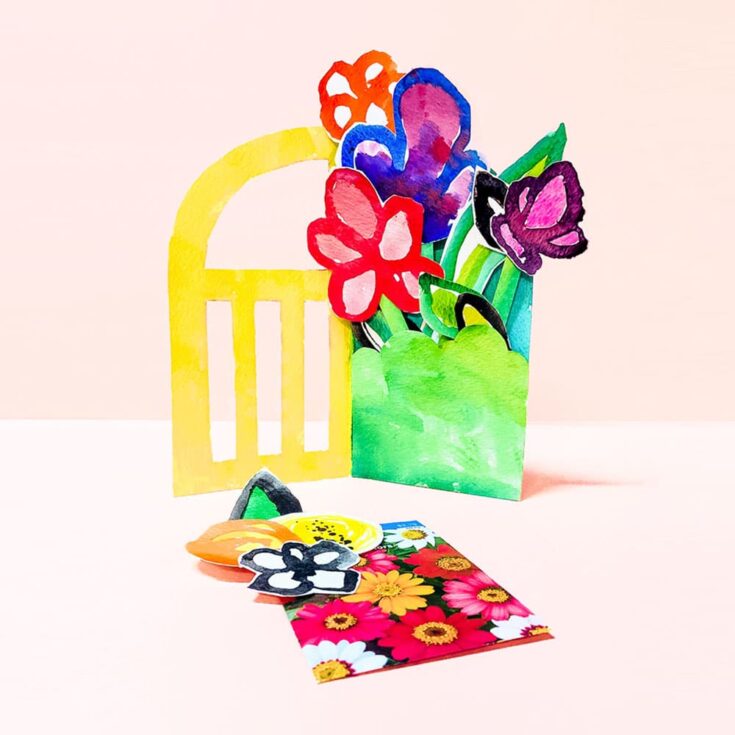 Image for Make: A DIY Watercolor Flower Garden Card