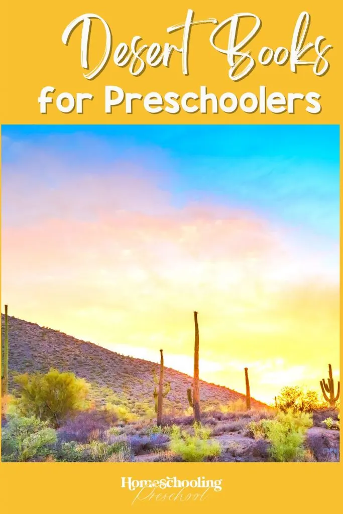Books about deserts for preschoolers