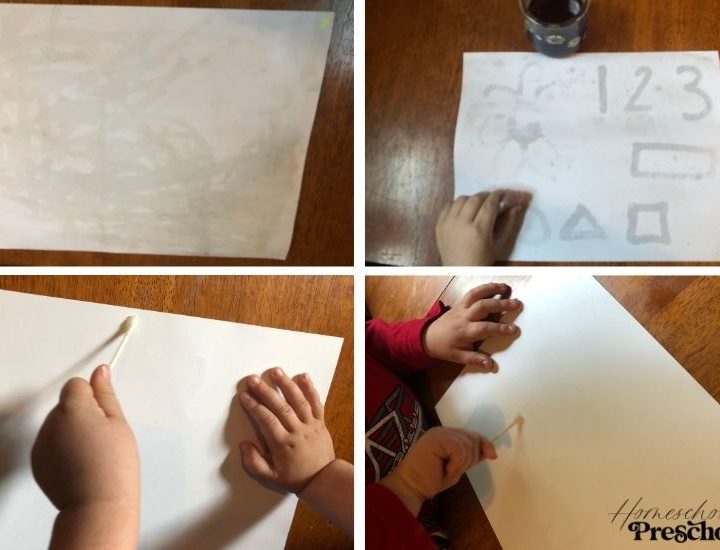 Invisible Ink Writing Activity