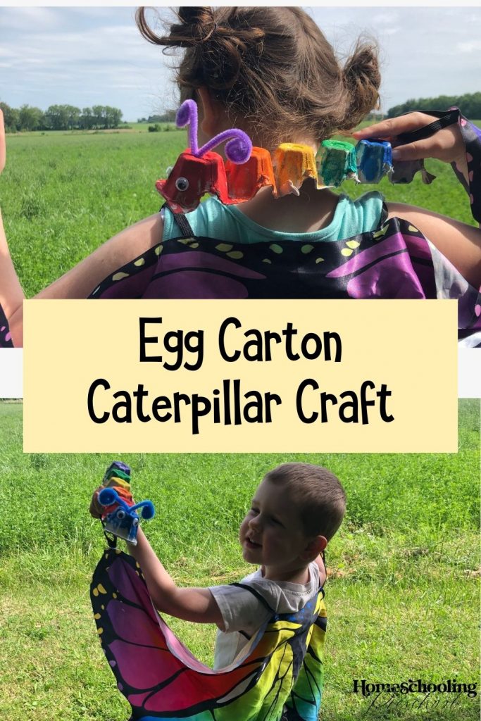 Egg Carton Caterpillar Craft