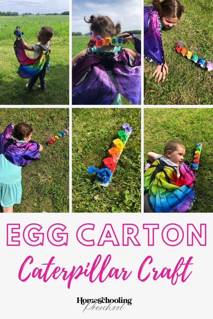 Egg Carton Caterpillar Craft 