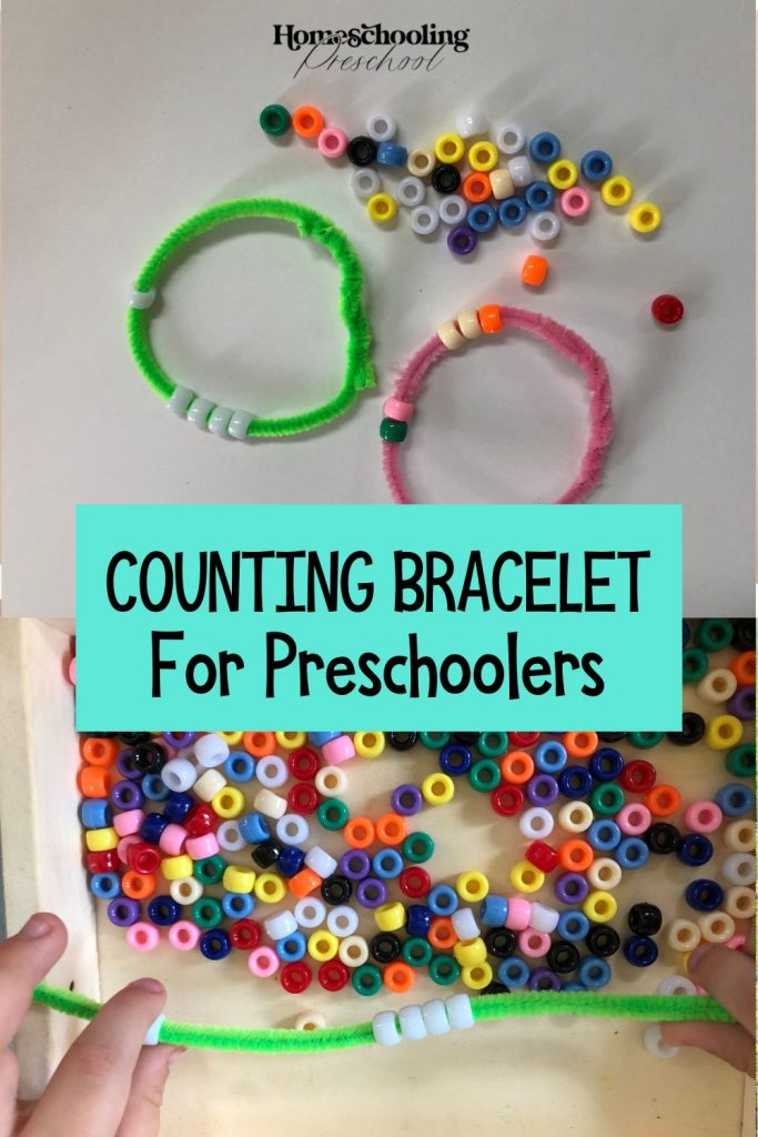 Counting Bracelet for Preschoolers