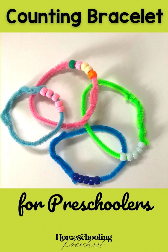 Counting Bracelet for Preschoolers