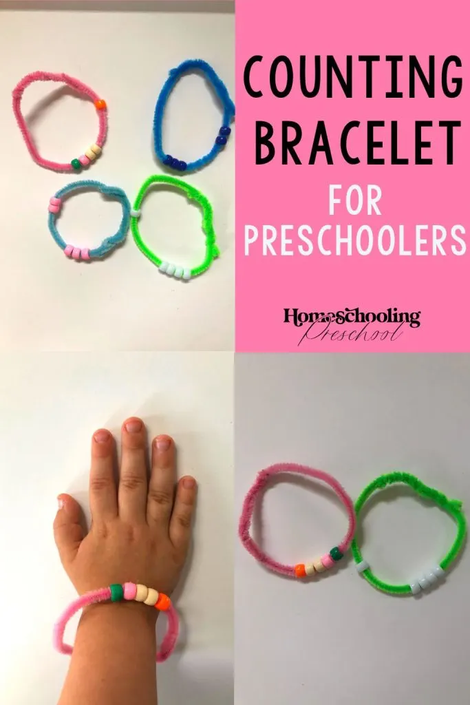 Counting Bracelet for Preschoolers