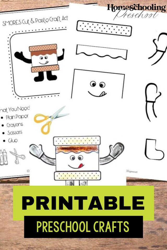 The Best Printable Preschool Crafts - Homeschooling Preschool