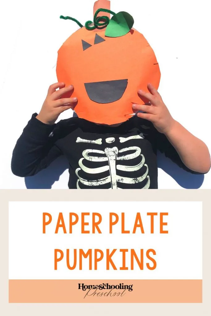 Paper Plate Pumpkins