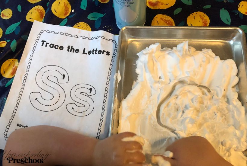 Preschool Alphabet Tracing Activities