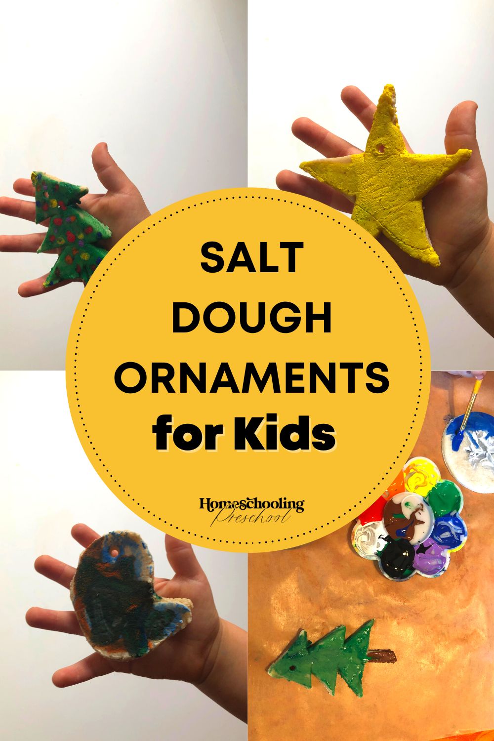 Salt Dough Ornaments for Kids Homeschooling Preschool
