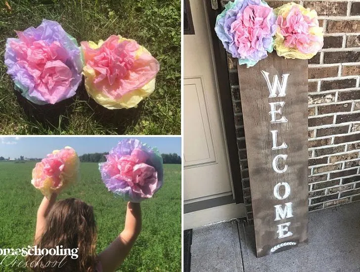 Tissue Paper Flowers