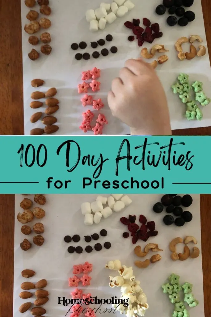 100 Day Activities for Preschool