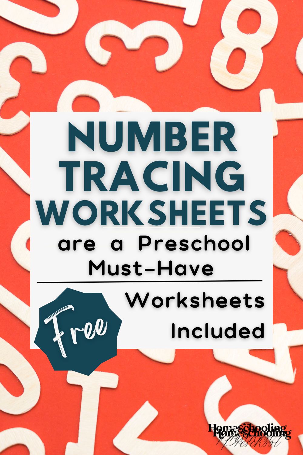 Number Tracing Worksheets are a Preschool Must-Have {Free Worksheets Included}