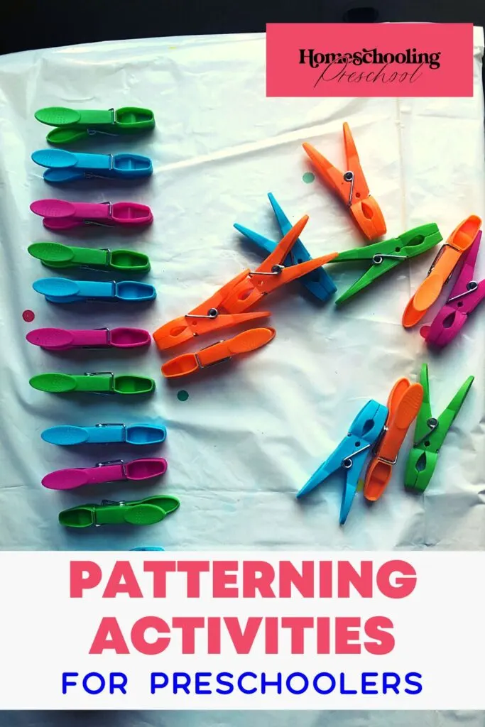 Patterning Activities for Preschoolers