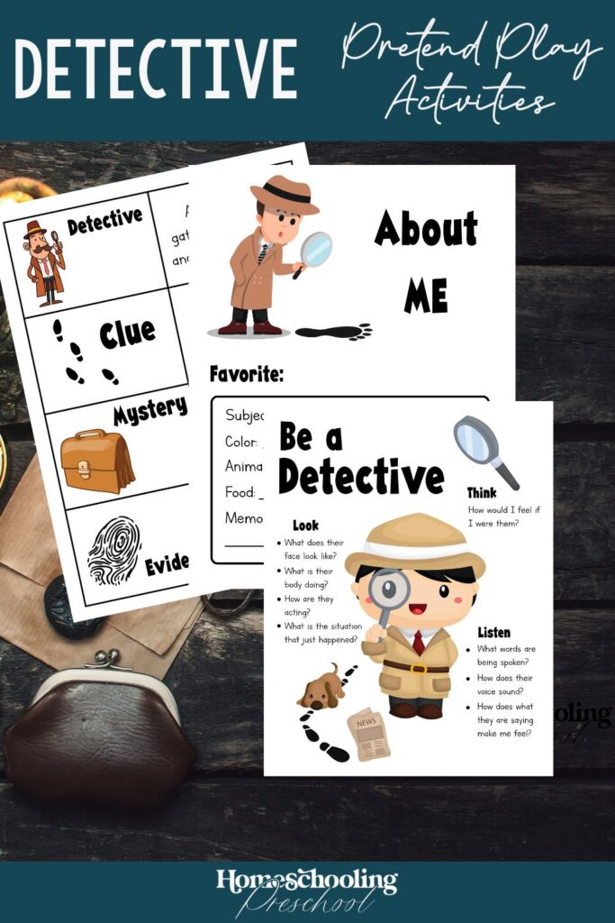 Detective Pretend Play Activities