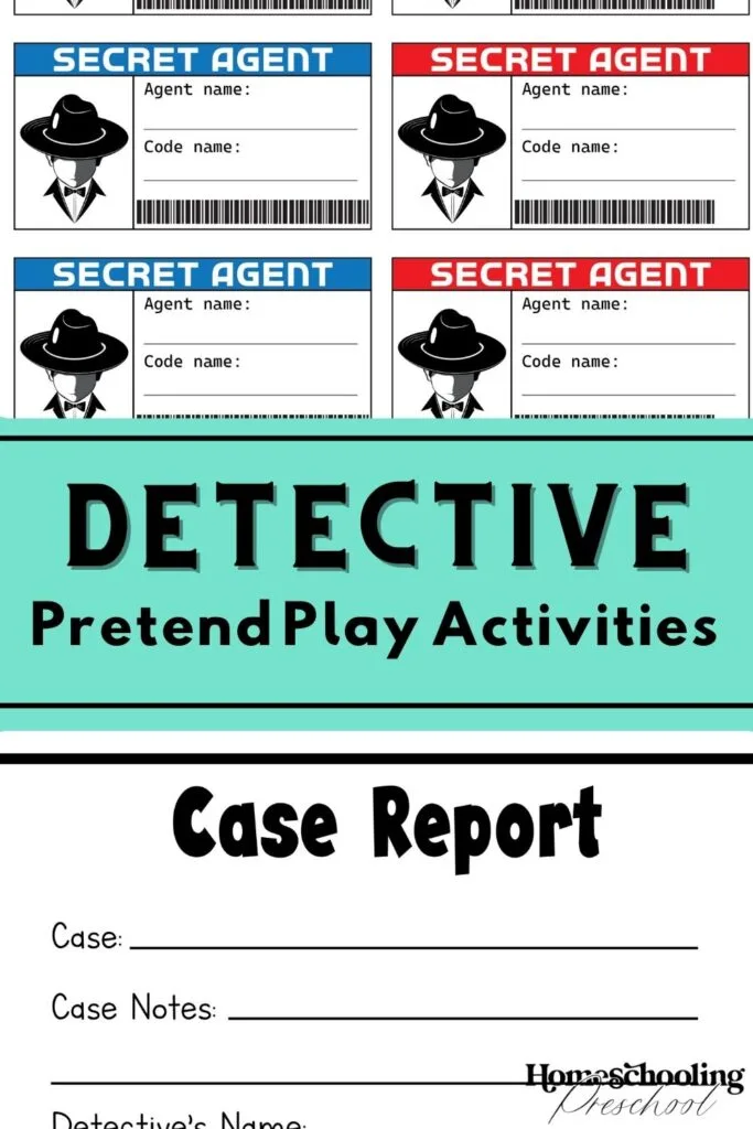 Detective Pretend Play Activities