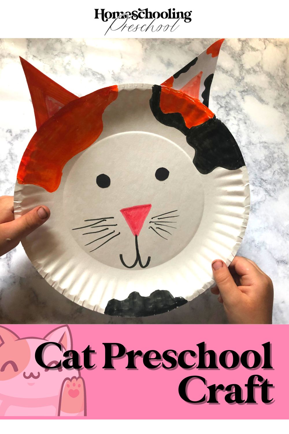 Cat Preschool Craft - Homeschooling Preschool