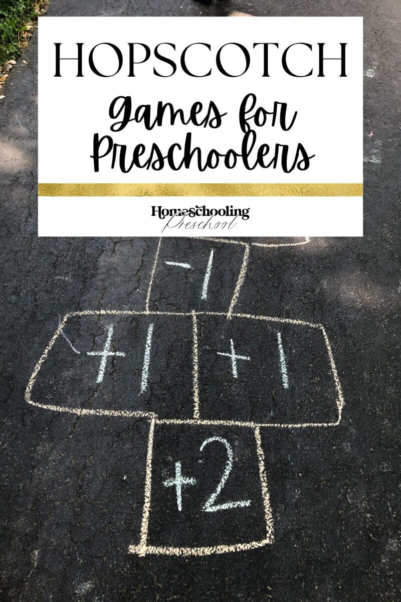 Hopscotch Games for Preschoolers - Homeschooling Preschool