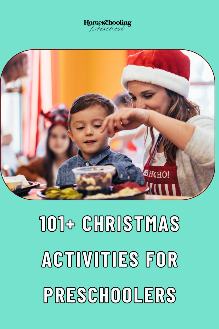 101+ Christmas Activities for Preschoolers - Homeschooling Preschool