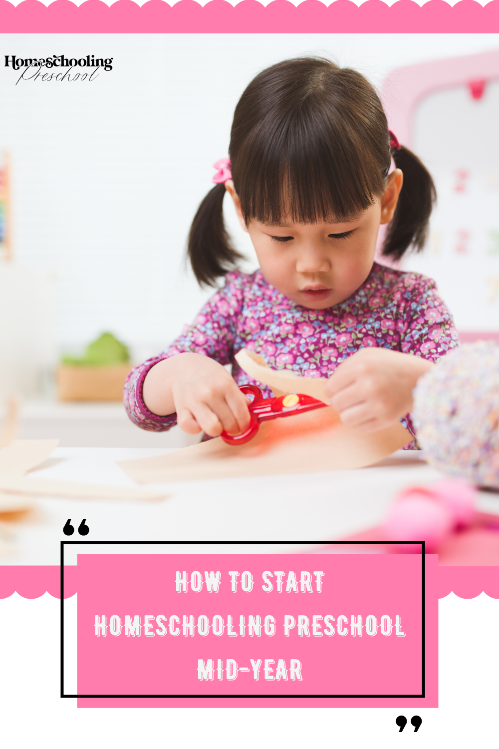 How to Start Homeschooling Preschool Mid-Year