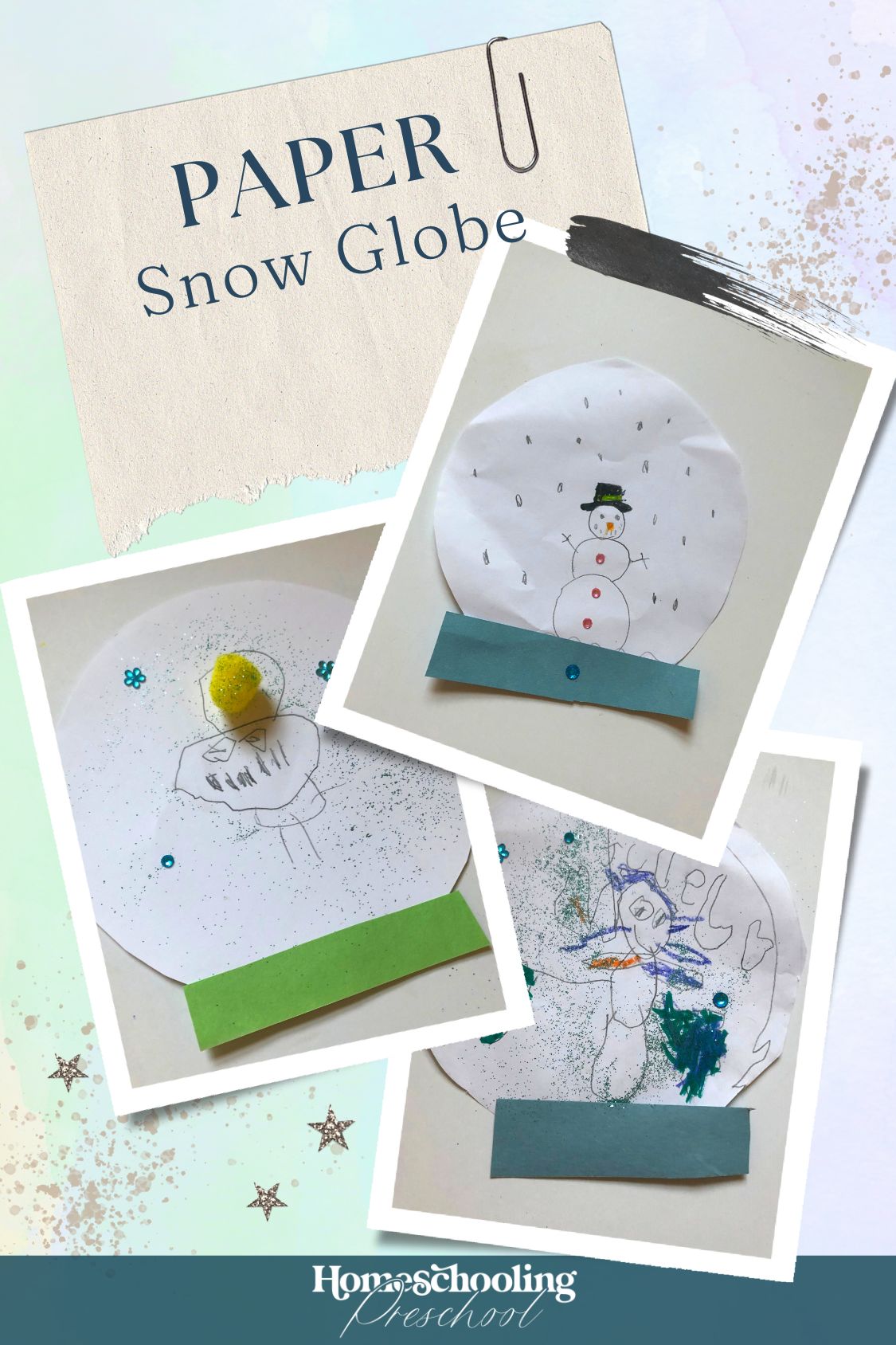 Paper Snow Globe
