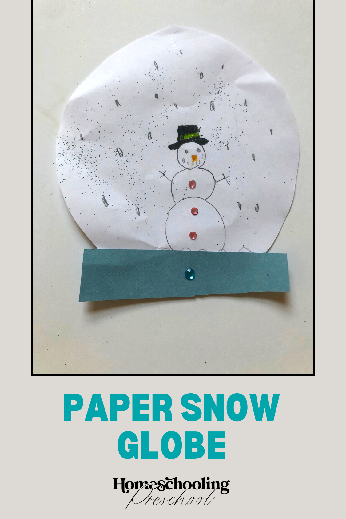 Paper Snow Globe