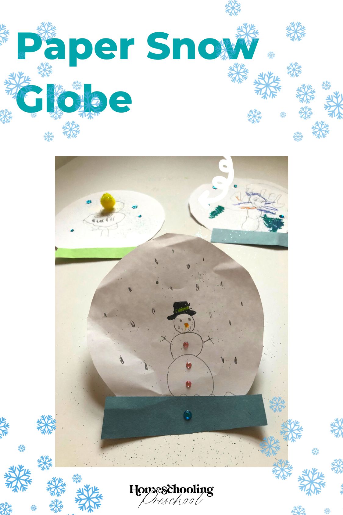 Paper Snow Globe