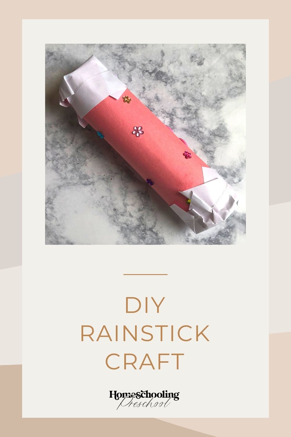 DIY Rainstick Craft