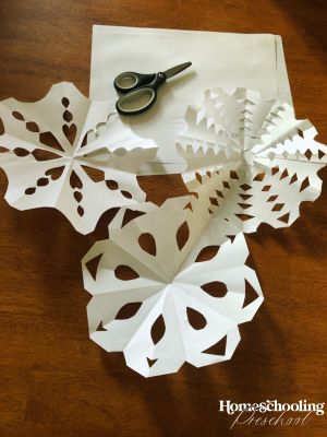 How to Make a Snowflake Out of Paper