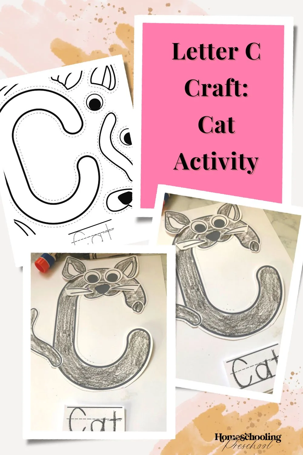 Letter C Craft Cat Activity 