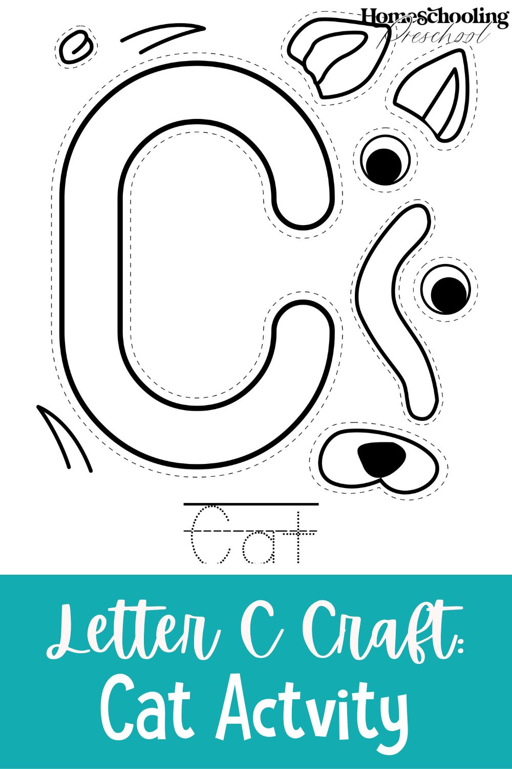 Letter C Craft Cat Activity