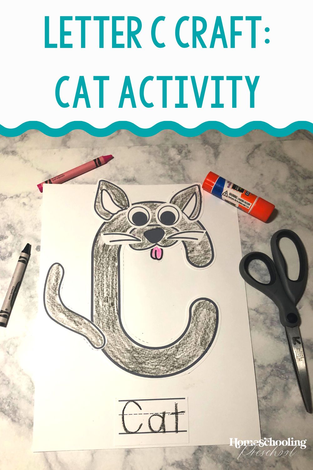 Letter C Craft Cat Activity