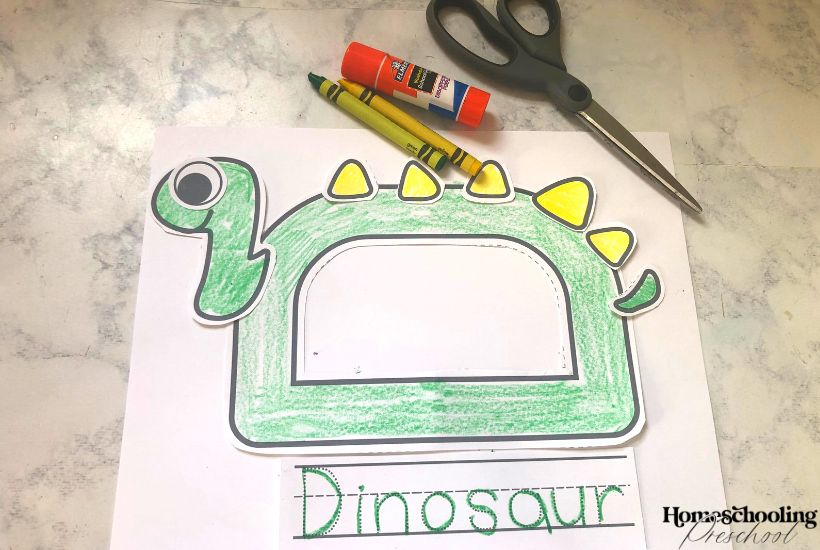 Letter D Craft Dinosaur Activity