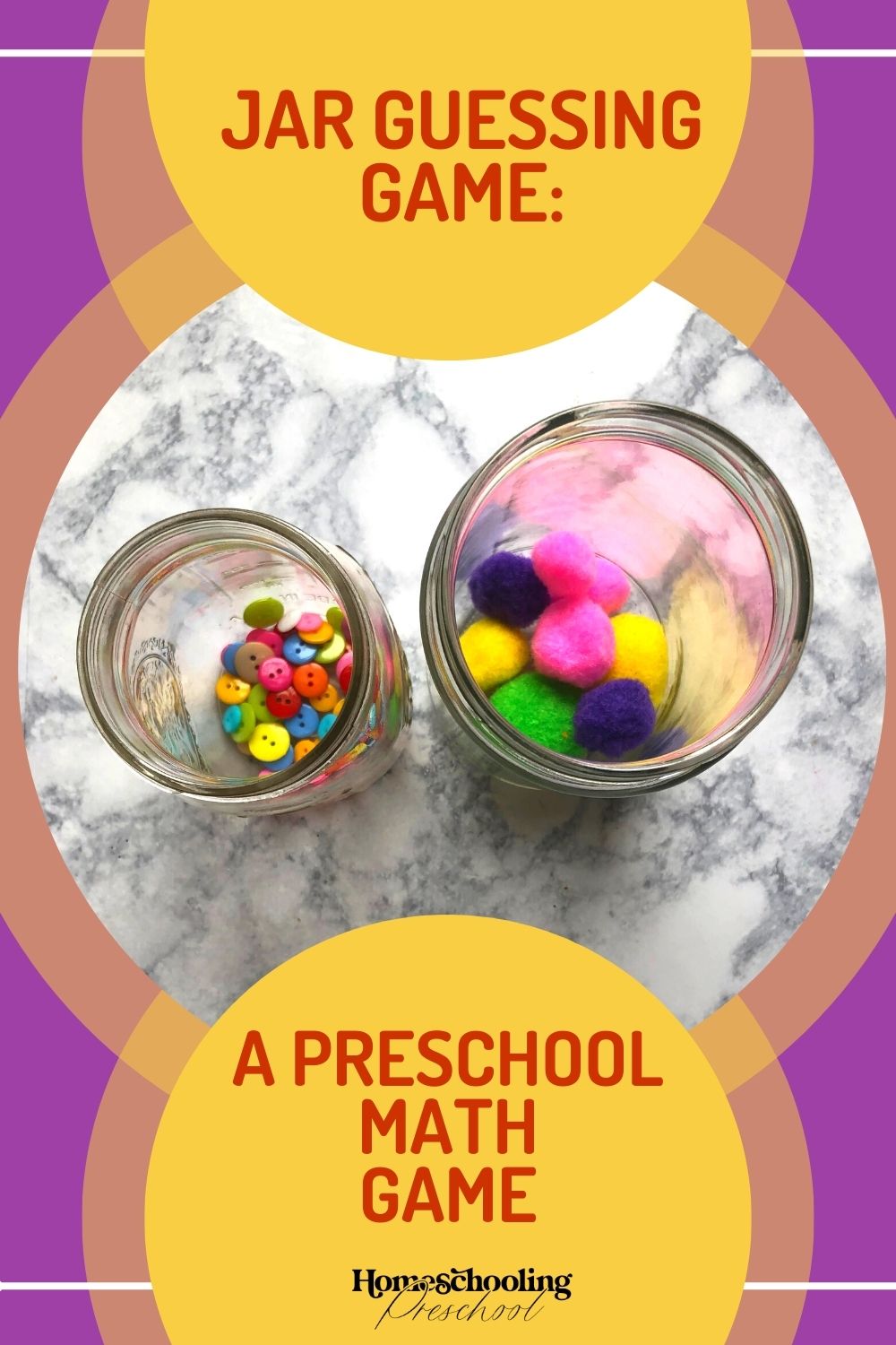 Jar Guessing Game A Preschool Math Game