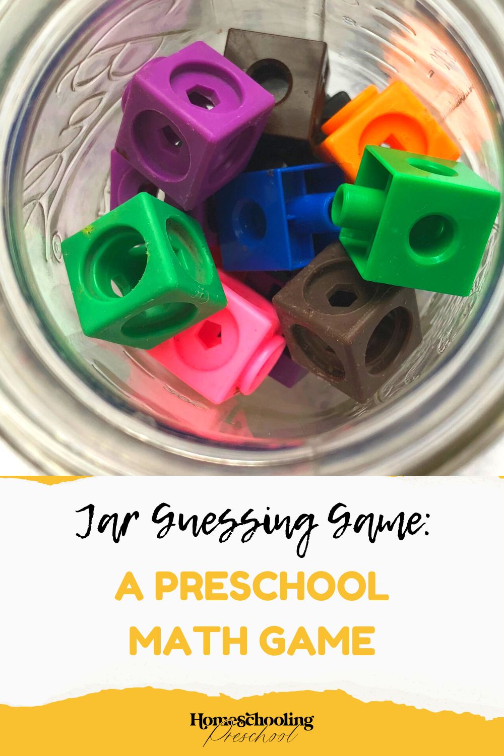 Jar Guessing Game A Preschool Math Game