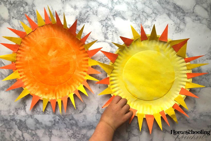 Paper Plate Sun Craft