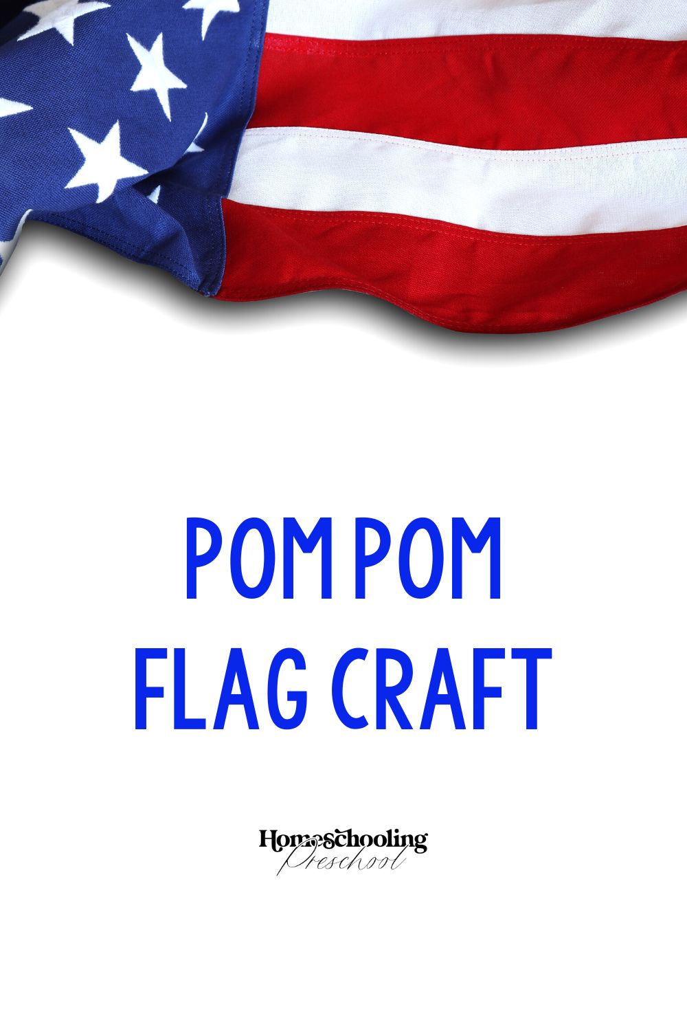 Pom Pom Flag Craft