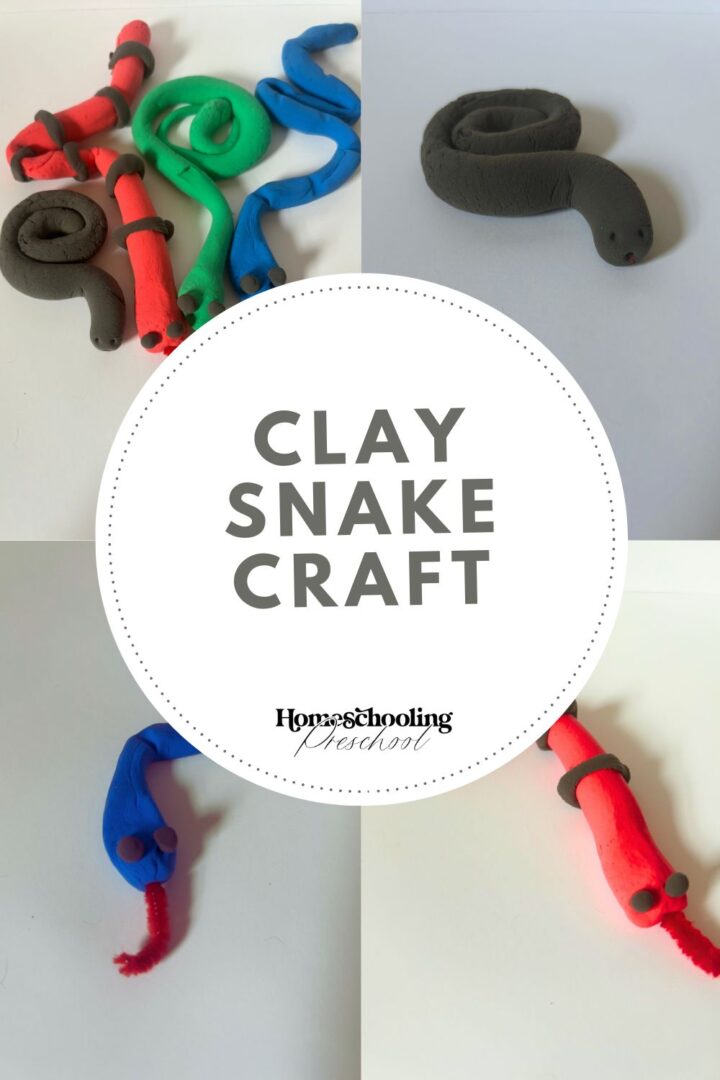 Clay Snake Craft - Homeschooling Preschool